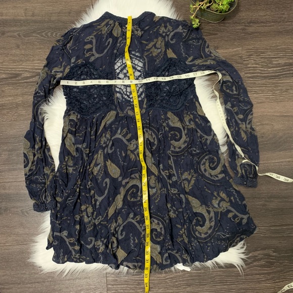 FP Blue Sweet Thing Printed Babydoll Tunic Dress - Picture 6 of 7